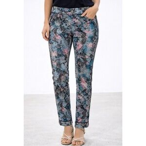 ZADIG & VOLTAIRE Parone Camou Snake Print Lounge Style Pants Sz 36 or a Small